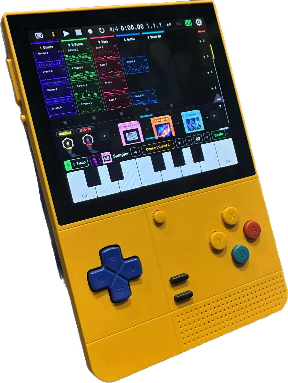 Dawcade on a handheld