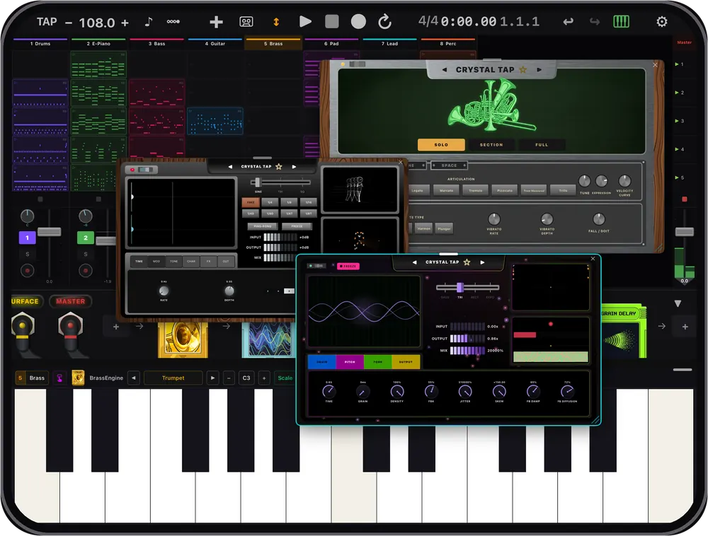 Dawcade on iPad