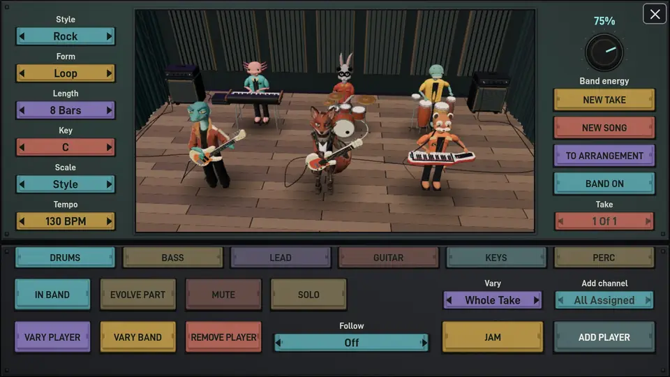 Band controls