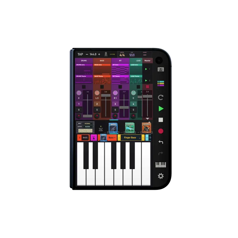 Dawcade on a folding phone, transforming into a tablet and a laptop
